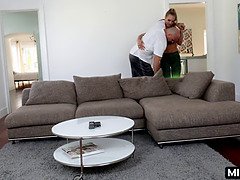 デカチン, ブロンド, フェラチオ, エロ熟女, Hd, 熟年, 淫乱熟女, 母