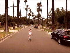 デカチン, デカパイ, フェラチオ, 茶髪の, なめる, オマンコ, 剃毛, オッパイの