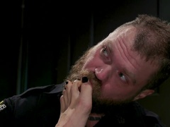 Pulling Rank: Dirty Hot Cop Melanie Brooks Fucks Evidence Room Boy