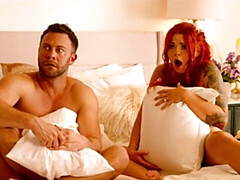 Grosser arsch, Grosser schwanz, Blasen, Hundestellung, Rotschopf