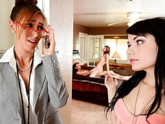 Stockings wearing hottie Rilynn Rae gets fucked real deep