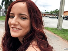 Culo, Mamada, Pajear, Al aire libre, Pelirrojo, Tatuaje, Adolescente, Tetas