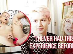 素人, 美女, ブロンド, カワイイ, 眼鏡, ハードコア, おもちゃ, バイブレーター