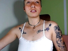 Amateur, Gode, Fait maison, Gode énorme, Masturbation, Solo, Adolescente, Webcam