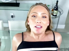 Gros cul, Blonde, Sucer une bite, Éjaculation interne, Queue, Mère que j'aimerais baiser