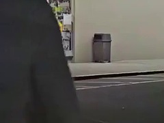 デカパイ, ディルド, ヒール, 下着, 公共, シーメール, フェラする, オッパイの