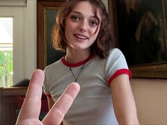 18 jahre, Blondine, Spermaladung, Hd, Zierlich, Pov, Muschi, Weibliche ejakulation