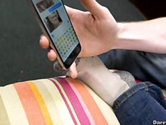 Blond, Bruinharig, Groep, Lesbisch, Doordringend, Geschoren, Mager, Slikken