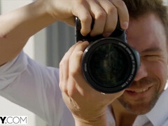 Beauté, Blonde, Sucer une bite, Béant, Léchez, Petite femme, Chatte, Chevaucher