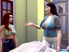 Fuck-a-thon, gym sex, big boobs