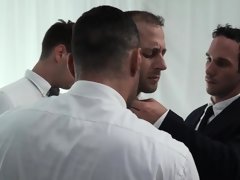 Blasen, Schwul, Gruppe, Handjob, Hd, Masturbation