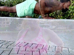 Leie, Blondine, Vollbusig, Spermaladung, Hardcore, Interrassisch, Monster, Titten