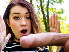 Anal, Gros cul, Grosse bite, En levrette, Seins naturels, De plein air, Rousse roux, Maigrichonne