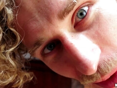 Grote kont, Grote mammen, Bruinharig, Rondborstig, Natuurlijke tieten, Kantoor, Realiteit, Tieten likken