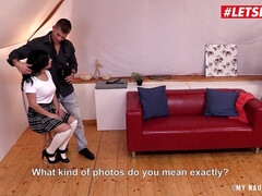 Sucer une bite, Brunette brune, Plantureuse, Hard, Fait maison, Interracial, Seins naturels, Nénés