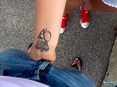 Большие сиськи, Минет, Оргазм, На природе, От первого лица, На публике, Реалити, Рыжие