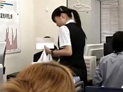Asian Delivery Girl gets humiliated by the Superior Office Girls
