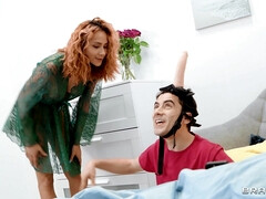 Veronica Leal rides dildo on Jordi's head