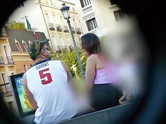 Enthousiasteling, Grote lul, Grote mammen, Rondborstig, Sperma shot, Natuurlijke tieten, Spaans, Tieten likken