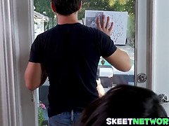 Big titted step mother sharing junior knob with her hot stepdaughter