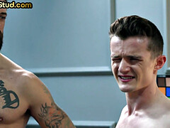 Garganta profunda, Fetiche, Gay, Pajear, Al aire libre, Estrella porno, Público, Nalgadas