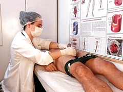 Grote kont, Grote lul, Bruinharig, Arts, Hd, Huisgemaakt, Latijnse vrouw, Verpleegster