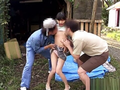 Asiatique, Nana, Doigter, Hd, Japonaise, De plein air