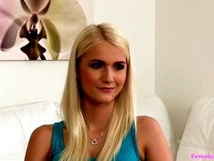 浮気者, チェコ, ディルド, ヒール, レズビアン, オフィス, オマンコ, オッパイの