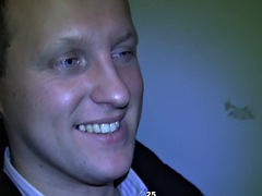 Naked teen is fucked in a storage room