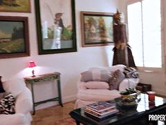 Sisi Seduces Realtor Chuck With Her Tits And Pussy