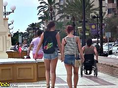 Sexy pickup girl Leila plays hot games scene 1