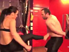 緊縛, 茶髪の, フェティッシュ, ハードコア, オッパイの