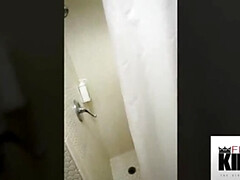 Amateur, Cuarto de baño, Negro, Mamada, Estilo perrito, Ébano, Montar