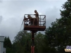 Blonde, Sucer une bite, Gorge profonde, Branlette thaïlandaise, Embrassement, Léchez, Avaler, Adolescente