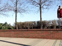 デカチン, デカパイ, ブロンド, 大学生, 自然山雀, 小柄, 現実, オッパイの