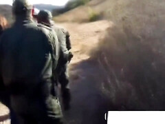 Brunette teen 18+ By Border Guard By Pounding