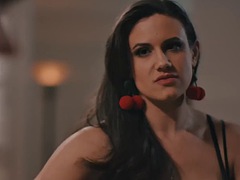 アナル, デカチン, デカパイ, フェラチオ, 茶髪の, フェティッシュ, 毛深い, シーメール