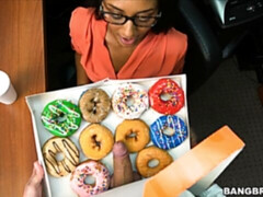 Enthousiasteling, Grote kont, Grote lul, Pijpbeurt, Masturbatie, Mager, Tiener, Tieten likken