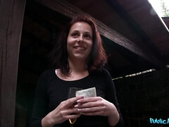 Leie, Grosse titten, Blasen, Schwanz, Hardcore, Im freien, Öffentlich, Muschi