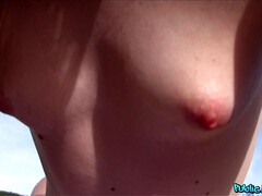 Tchèque, Européenne, Argent, Naturelle, Seins naturels, Pov, Réalité, Nénés