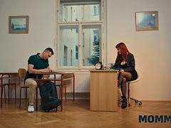 MOMMY4K. Lick my pussy or I will fire you! ft. Melody Mynx  Charlie Dean: Big Tits, Blowjob  Milf Porn