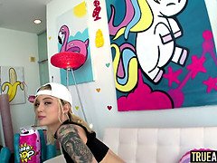 アナル, 美人, ブロンド, フェラチオ, 巨乳な, 自然山雀, オマンコ, オッパイの
