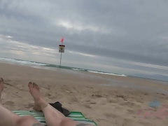 Strand, Flashen, Pov, Öffentlich, Muschi, Dürr, Jungendliche (18+), Titten