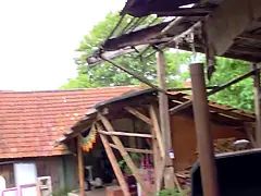 Leie, In den arsch, Hinter den kulissen, Deutsch, Hd, Interrassisch, Orgie, Tätowierung