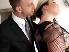Bondage discipline sadomasochisme, Blond, Pijpbeurt, Brits, Mollig, Dominatie, Hd, Kousen