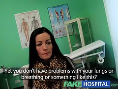 Morena, Médico, Europeo, Examen, Enfermera, Coño, Realidad, Afeitado