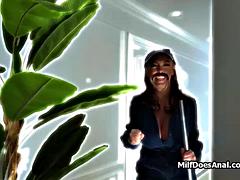 Anal and titty fucking for karate win with spicy big tit milf