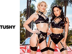 アナル, フェラチオ, 手コキする, なめる, 下着, オージー, ティーン, 三人