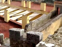 素人, 美女, デカ尻, フェラチオ, 中出し, 顔射, マッサージ, スパイ