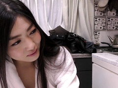 Asian Fetish Frenzy Explodes in a Wild Bathroom Scene